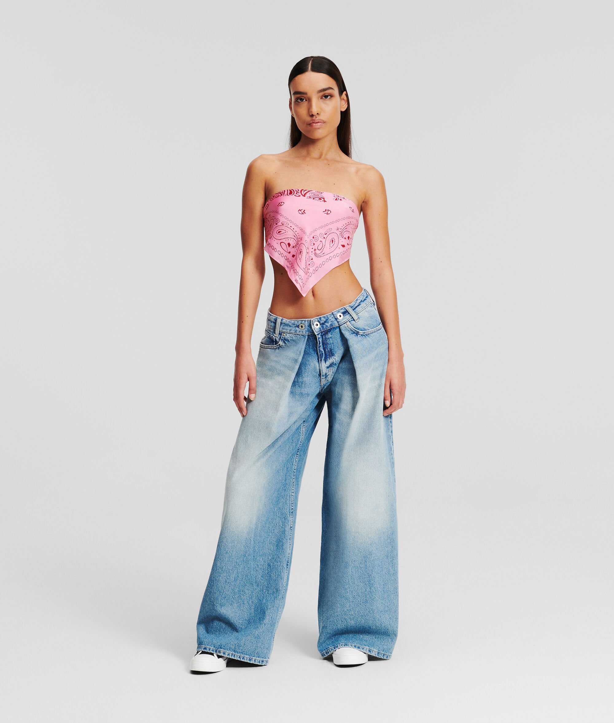 (image for) State-Of-The-Art KLJ Mid-Rise Relaxed Pleated Jeans